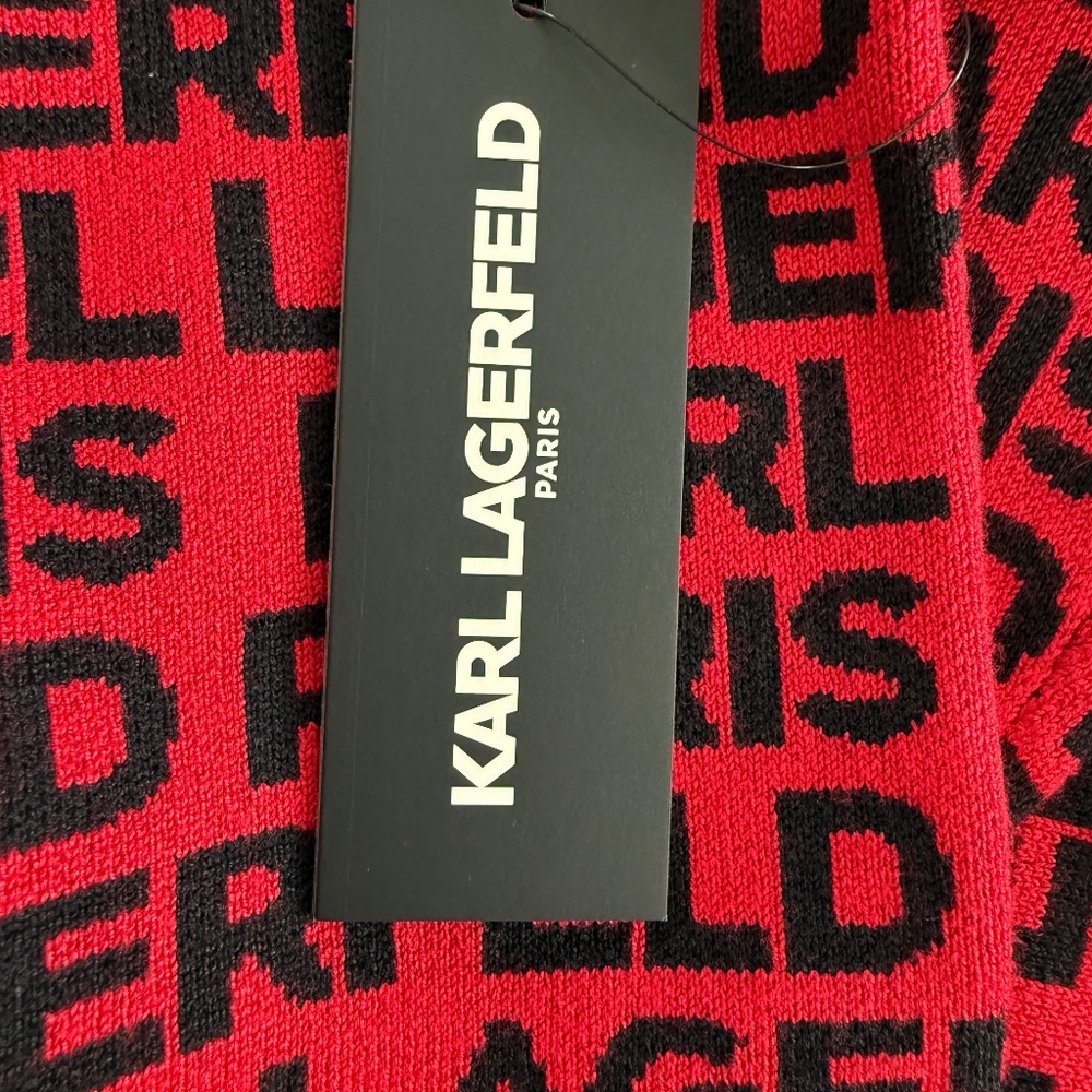 Karl Lagerfeld Paris Logo Signature Crewneck Sweater NWT Size S - Picture 9 of 9